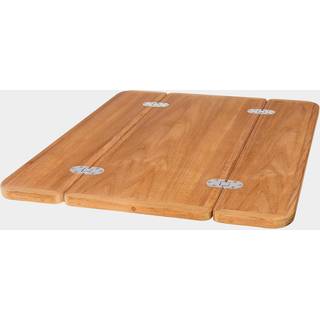 Sammenklappelig bordplade i teak Roca Miami, rektangulær, 70 x 60 cm