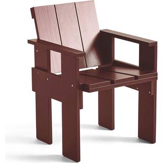 HAY - Crate Lounge Chair / Iron Red - Loungestole - Gerrit Rietveld - RØD - Træ