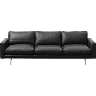 Wendelbo Edge V. 1 Sofa  Brown/Brushed Stainless Steel Modul 25: L240 cm