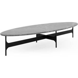 Wendelbo Floema Oval Sofabord Emperador Grey Marble