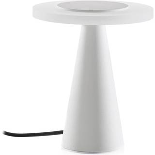 Helestra Bax bordlampe med touchdæmper, hvid
