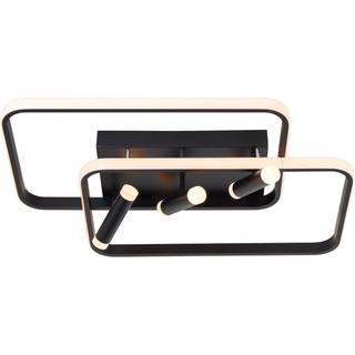 Dalida LED-loftlampe, 3 lyskilder, rektangler