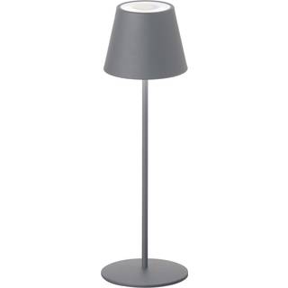 Cosenza udendørs LED-bordlampe batteri RGBW grå