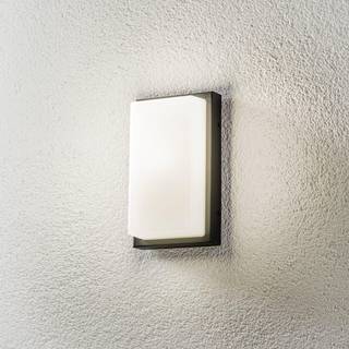 Babett E27 udendørs væglampe med sensor, grafit