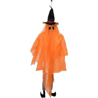 Europalms Halloween Figure Ghost with Witch Hat, 150cm TILBUD NU