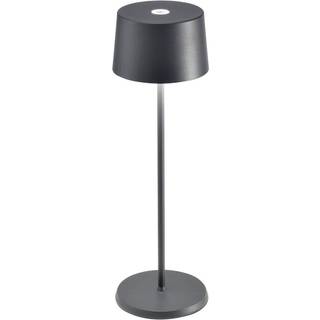 Zafferano Olivia bordlampe batteri IP65 mørkegrå
