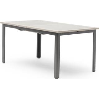 Nydala Havebord - 90x150/200 cm - Lys Grå