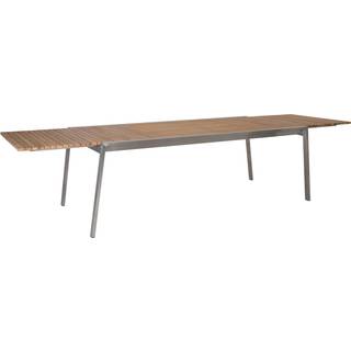 Brafab, Naos Spisebord 100x220 cm Rustfrit Stål/Teak Teak Brafab