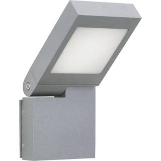 LED-væglampe 0111, drejeligt hoved, sølv