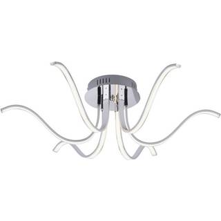 LED-loftslampe Valerie 6-lys Ø67cm stål