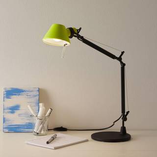 Artemide Skrivebordslampe Tolomeo Micro Bicolor, Sort, Arbejdsværelse, Aluminium, Design