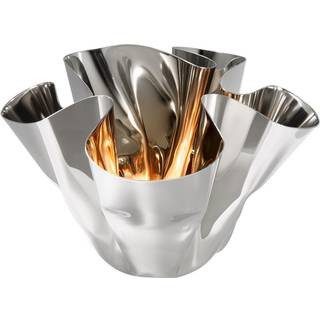 Philippi - Margeaux Vase eller Lantern - H?ndfoldet unikt stykke lavet af rustfrit st?l - te lys eller vase eyecatcher til enhver lejlighed