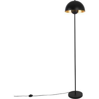 Industriel gulvlampe sort med guld 160 cm - Magnax