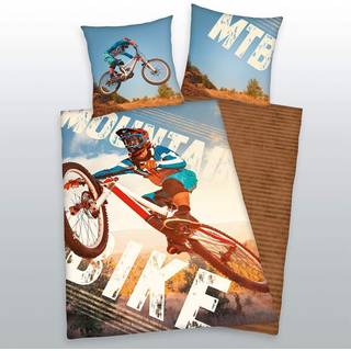 Mountainbike Sengetøj - 100 procent bomuld