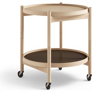 Brdr. Krüger Bølling Bakkebord Ø50 Bøgetræ Olieret med Plader I Beige/Brun