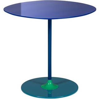 Kartell Thierry Sofabord 50x50 Cm - Sofabord Stål Sea Blue - 04041BL