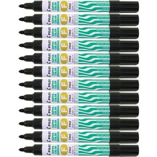 Pilot super color marker permanent type marker SCA-F fine black 12 stk.