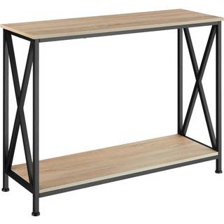 Sidebord Tacoma 100x35x80,5cm - Industrielt lyst træ, egetræ Sonoma