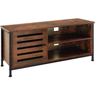 TV-bord Galway 110x41,5x50,5cm - Industrielt mørkt træ, rustikt