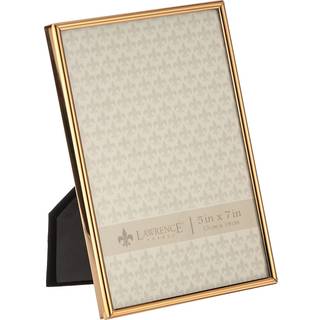Lawrence Frames 5 """" W x 7 """" H Simply Gold Metal Picture Frame (670057)