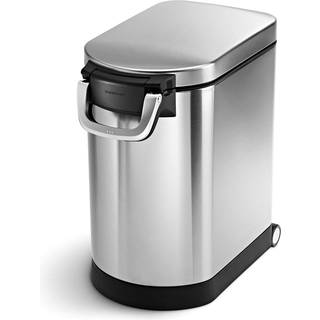 Simplehuman 25L medium foderspand, børstet