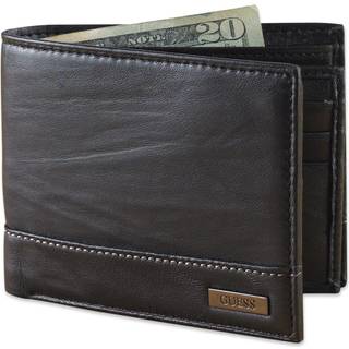 G?t m?nds l?derpascase tegnebog sort/hvid en st?rrelse