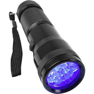 Berger & Schröter UV 395-400 nm UV-LED Lommelygte Håndstrop Batteridrevet 95 g