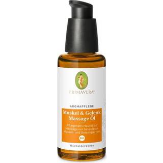 Primavera Aromaterapi Aroma-pleje Aromapleje muskel & led massageolie økologisk 50 ml (2.920,00 kr / 1 l) - 50 ml