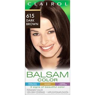 Clairol balsam permanent h?rfarve 615 m?rkebrun h?rfarve pakning af 1