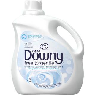 Downy Ultra Fabric blødgøringsmiddelfri og blid væske 150 belastninger 129 ounce