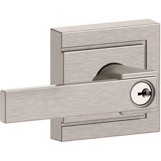 Schlage F51A NBK 619 Uld Northbrook Door Lever Satin Nickel