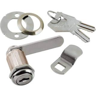Første se sikkerhed 1381-604 Keyed både kabinet & skuffe 1-1/8 """" Utility Cam Lock Chrome finish