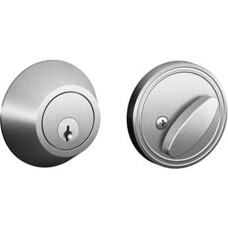 Schlage Dexter af Schlage JD60626 Enkeltcylindret deadbolt børstet krom
