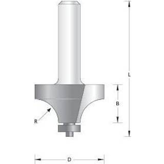 Hikoki 8 Mm Rounding Over Bit With Ba - 66754102