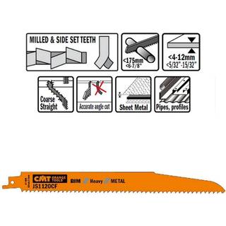 CMT Bajonetklinge 225mm BIM Heavy - JS1120CF-5