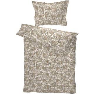 Borås Cotton Milazzo sengetøj 140x220/60x63 cm beige