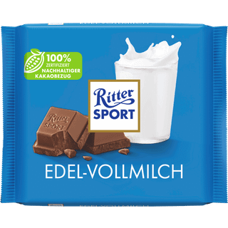 Ritter Sport Premium Sødmælk 100 g.