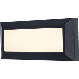 LUTEC HELENA udendørs LED væglampe, B23 cm, IP54, 3000K, sort