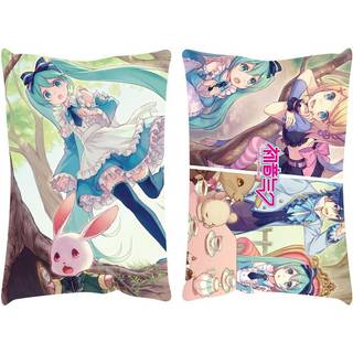 Hatsune Miku Pillow Miku in Wonderlan 50 x 35 cm