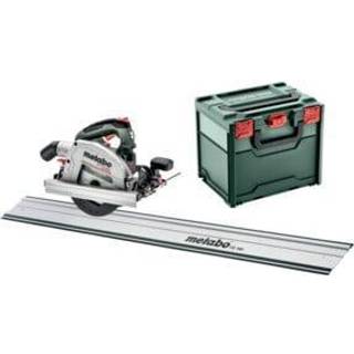 Metabo KS 18 LTX 66 BK SET håndrundsav med styreskinne, 18V, uden batteri og lader