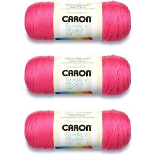 Caron simpelthen blød vandmelon Brites garn - 3 pakke med 170 g/6oz - akryl - 4 medium (world) - 315 yards - strikning af hækling og håndværk