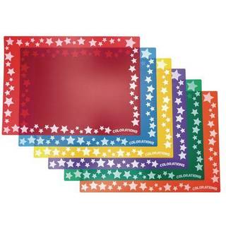 Farve fleksible plastm?tter s?t med 6 genanvendelige robuste holdbare vaskbare multi-brug kunsth?ndv?rk maleri farvel?gning b?rns aktivitet b?rn