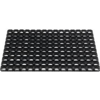 Wallmann Domino måtte, sort gummi, 22 x 50 x 80 cm