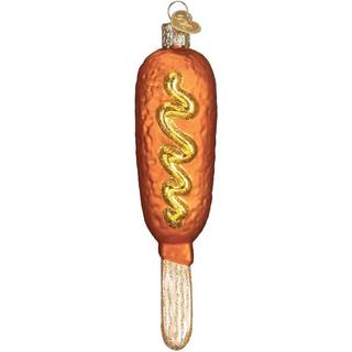 Old World Christmas Corn Dog Ballpark Foods Glass bl?st ornamenter til juletr? 5