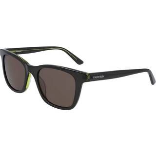 Calvin Klein Unisex CK20501S 320 Solbriller Acetat Grøn Brun Firkantet