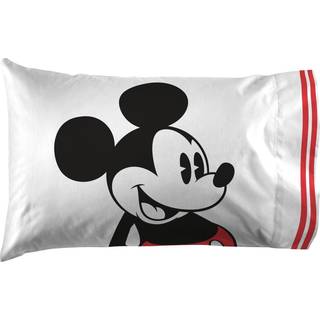 Jay Franco Disney Mickey Mouse Jersey 4 stykker Twin Bed Set - Inkluderer Reversible Comforter & Sheet Set - Super Soft Fade Resistant Polyester
