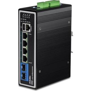 TRENDnet TI-BG62i - switch - industrial - 6 ports - Managed - TAA Compliant