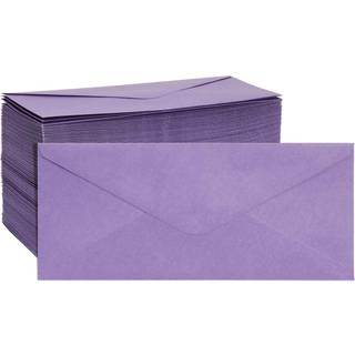 200-pack nr. 10 lilla konvolutter bulk med gummet segl og v-flap til invitationer Mailing Business Letters Checks lyk?nskningskort Holidays Noter