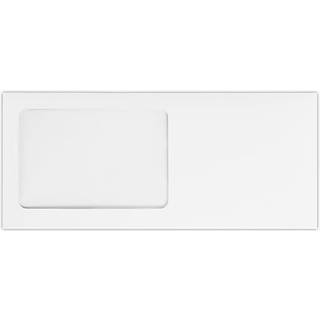 Luxpaper #10 alle form?lsvinduet konvolutter | Peel & Press | 4 1/8 """" x 9 1/2 """" | Hvid v?vet | 28lb. Tekst | 50 Antal