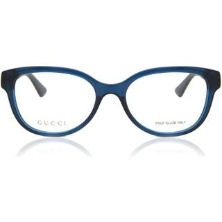 Gucci GG1115O 003 53 Briller Kvinder Blue - Shiny Transparent Blue - 53mm